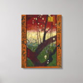 Vincent van Gogh - Bloeiende pruimenboom Canvas Afdruk (Voorkant)