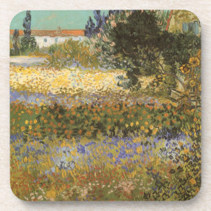 Vincent van Gogh - Bloeiende tuin Onderzetter