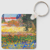 Vincent van Gogh Bloeituin Sleutelhanger (Achterkant)
