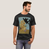 Vincent van Gogh Bloemen Kat T-shirt (Voorkant volledig)