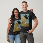 Vincent van Gogh Bloemen Kat T-shirt (Unisex)