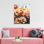 Vincent Van Gogh Bloementuin Schilderen Muurkunst Canvas Afdruk (Insitu (Woonkamer))