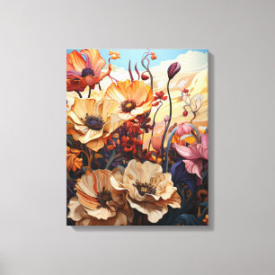Vincent Van Gogh Bloementuin Schilderen Muurkunst Canvas Afdruk