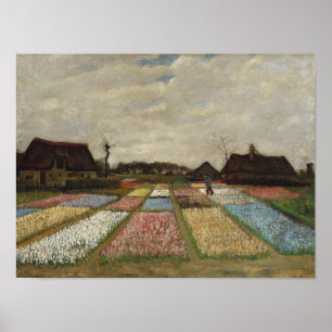 Vincent van Gogh - Bloemperken in Holland Poster