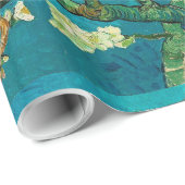 Vincent Van Gogh Blossoming Almond Tree Art Cadeaupapier (Rol Hoek)