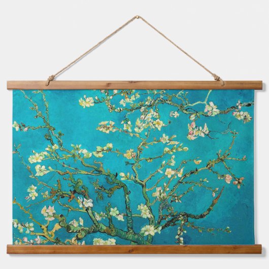 Vincent Van Gogh Blossoming Almond Tree Art Hangend Wandkleed (Voorkant)