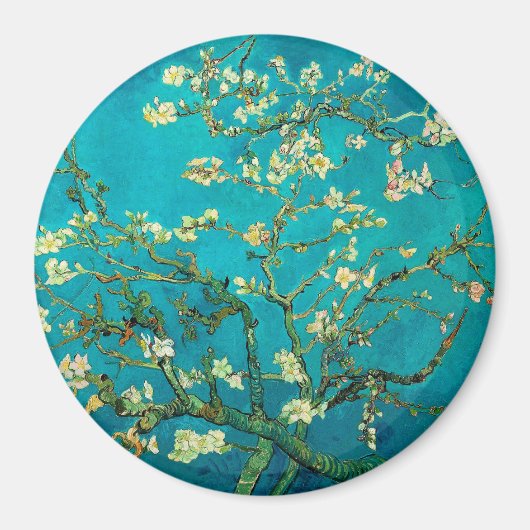 Vincent Van Gogh Blossoming Almond Tree Art Magneet (Voorkant)