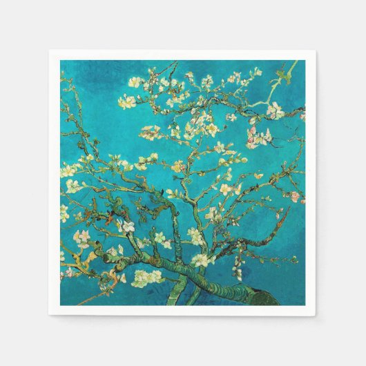 Vincent Van Gogh Blossoming Almond Tree Art Servetten (Voorkant)