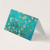 Vincent Van Gogh Blossoming Almond Tree Art Visitekaartjes (Achterkant)