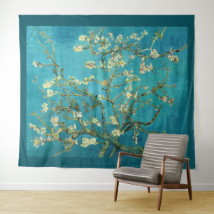 Vincent Van Gogh Blossoming Almond Tree Art Wandkleed