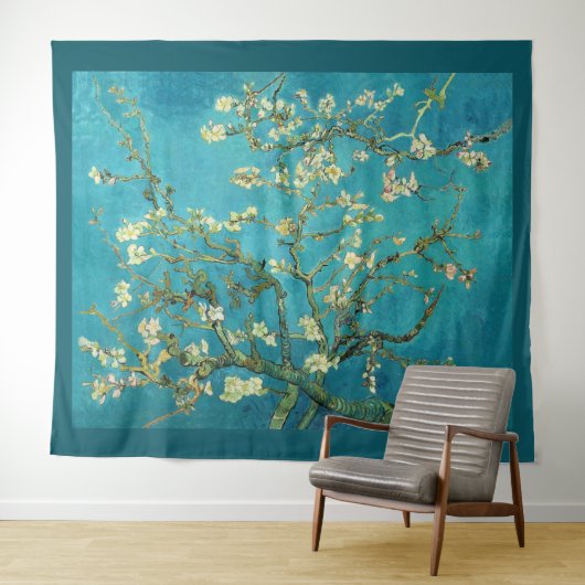 Vincent Van Gogh Blossoming Almond Tree Art Wandkleed (In Situ (horizontaal))