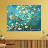 Vincent van Gogh, Blossoming Almond Tree Canvas Afdruk (Insitu (Woonkamer))
