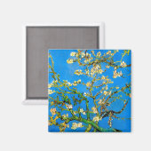 Vincent Van Gogh - Blossoming almond Tree Fine Art Magneet (Voorkant / Achterkant)