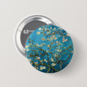 Vincent van Gogh, Blossoming Almond Tree Ronde Button 5,7 Cm (Voorkant /achterkant)