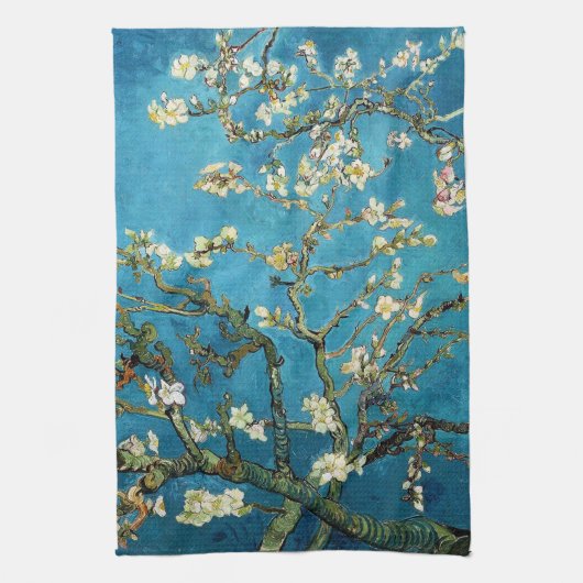 Vincent van Gogh, Blossoming Almond Tree Theedoek (Verticaal)