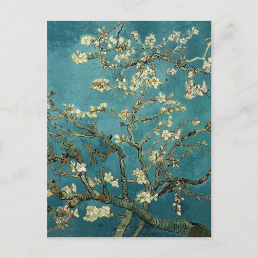 Vincent Van Gogh - Blossoming-amandelboom Briefkaart (Voorkant)