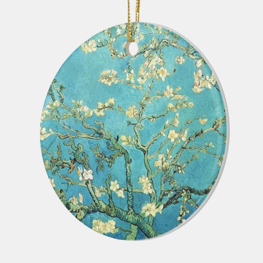 Vincent van Gogh Blossomong Almond Tree Keramisch Ornament (Links)