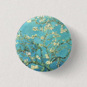 Vincent van Gogh Blossomong Almond Tree Ronde Button 3,2 Cm