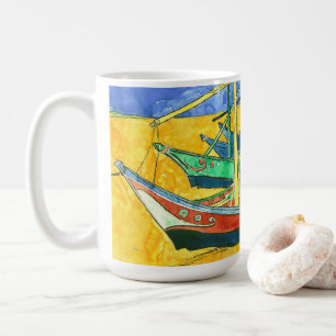 Vincent van Gogh Boats bij Saintes-Marie watercol Koffiemok