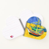 Vincent van Gogh Boats bij Saintes-Marie watercol Notitieboek (Binnen)
