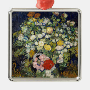 Vincent van Gogh - Boeket Bloemen in een Vaas Metalen Ornament