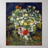 Vincent van Gogh - Boeket Bloemen in een Vaas
