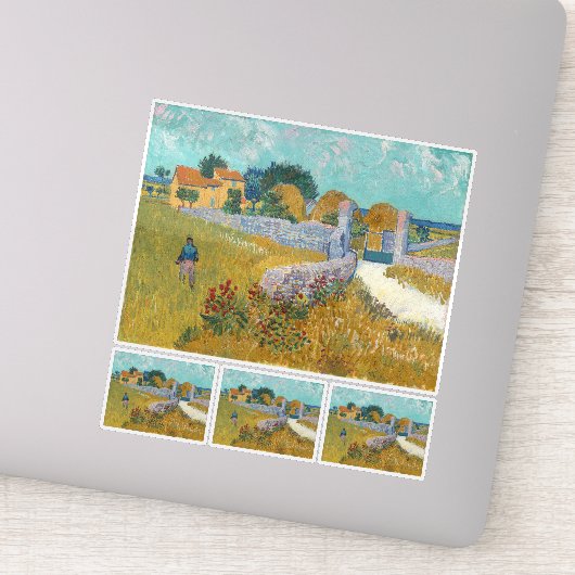 Vincent van Gogh, Boerderij in de Provence Sticker (Detail)