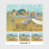 Vincent van Gogh, Boerderij in de Provence Sticker (Vel)