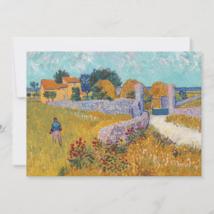 Vincent van Gogh - Boerderij in Provence Bedankkaart
