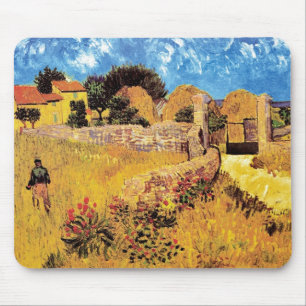 Vincent Van Gogh - Boerderij in Provence Kunstschi Muismat