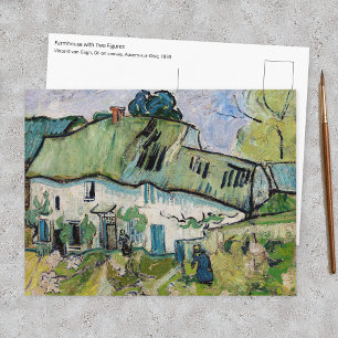 Vincent van Gogh - Boerderij met twee figuren Briefkaart