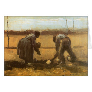Vincent van Gogh - Boeren planten aardappelen