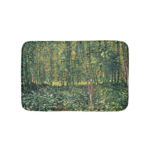 Vincent van Gogh   Bomen en ondergroei, 1887 Badmat