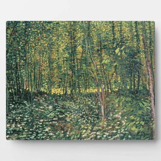 Vincent van Gogh | Bomen en ondergroei, 1887 Fotoplaat (Voorkant)
