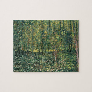 Vincent van Gogh   Bomen en ondergroei, 1887 Legpuzzel