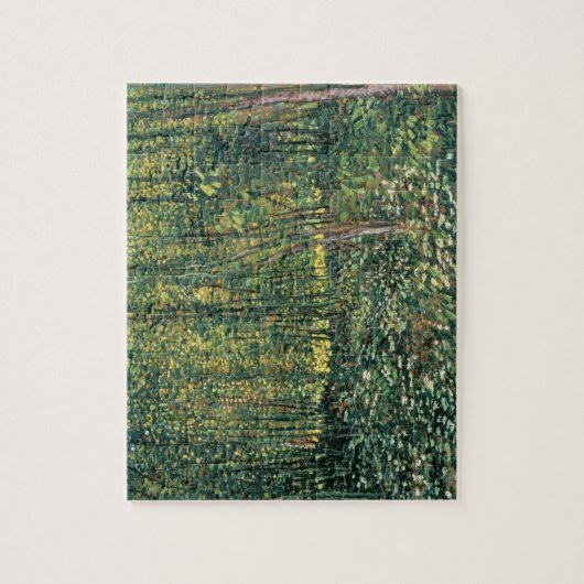 Vincent van Gogh | Bomen en ondergroei, 1887 Legpuzzel (Verticaal)