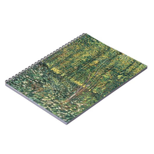 Vincent van Gogh | Bomen en ondergroei, 1887 Notitieboek (Linkerzijde)