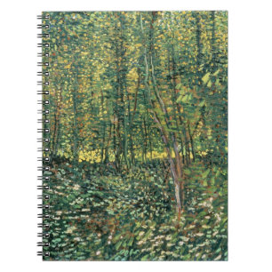 Vincent van Gogh   Bomen en ondergroei, 1887 Notitieboek