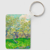 Vincent van Gogh Boomgaard in Blossom Sleutelhanger (Achterkant)