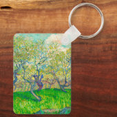 Vincent van Gogh Boomgaard in Blossom Sleutelhanger (Achterkant)
