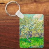 Vincent van Gogh Boomgaard in Blossom Sleutelhanger (Voorkant)