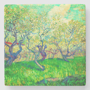 Vincent van Gogh Boomgaard in Blossom Stenen Onderzetter