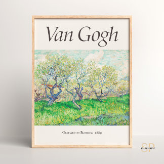 Vincent van Gogh Boomgaarden in Blossom Arles Plum Poster