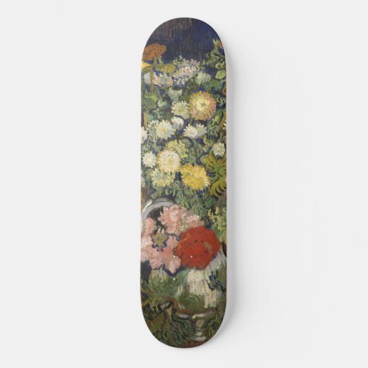 Vincent van Gogh Bouquet in een Vase Skateboard (Voorkant)