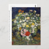 Vincent van Gogh - Bouquet van Bloemen in een Vase Briefkaart (Voorkant / Achterkant)