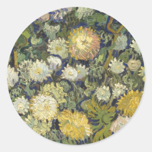  Vincent Van Gogh Bouquet van Bloemen Ronde Sticker