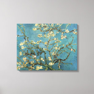 Vincent van Gogh Branches met Almond Blossom Canvas Afdruk