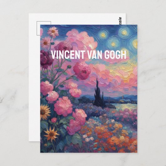 Vincent van gogh briefkaart (Voorkant / Achterkant)