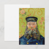 Vincent Van Gogh - Brievenbesteller Joseph Roulin Bedankkaart (Voorkant / Achterkant)
