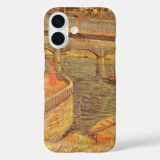 Vincent van Gogh Bruggen over de Seine Asnières Case-Mate iPhone Case (Achterkant)